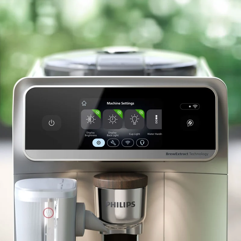Machine à café automatique Philips Café Aromis série 8000 — 50+ boissons, BrewExtract, LatteGo Pro (mousse chaude et froide), écran tactile