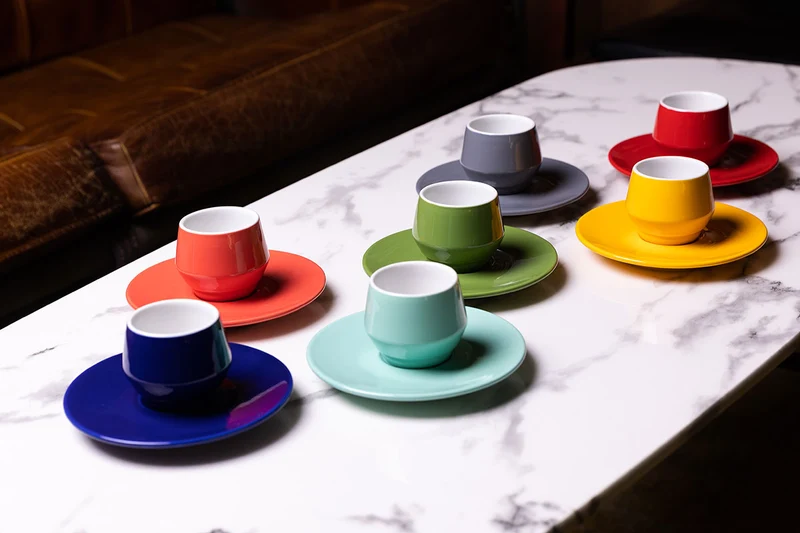 Club House - Tasse à espresso & soucoupe Maniko (70 ml)