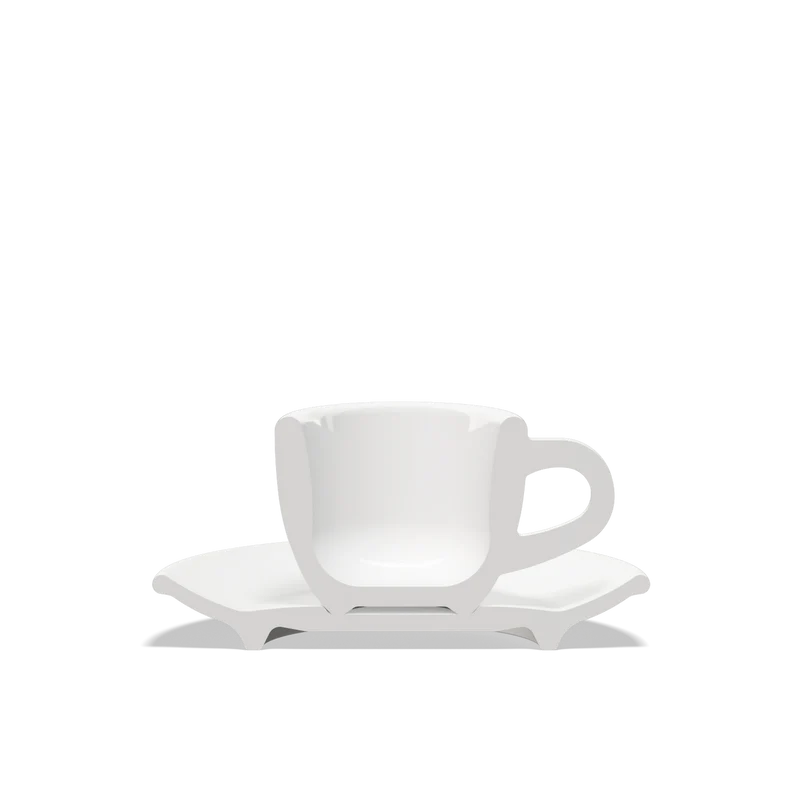 Club House - Tasse à espresso & soucoupe Tulipano (70 ml)