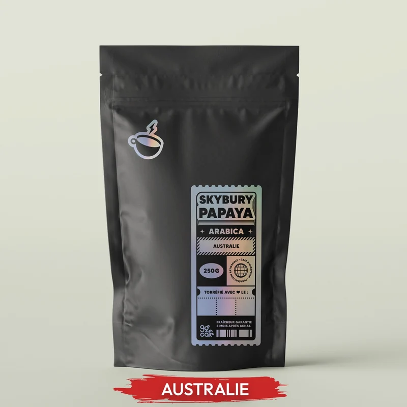 Café Vert Australie Skybury Papaya 1Kg - 92° | 100% Arabica