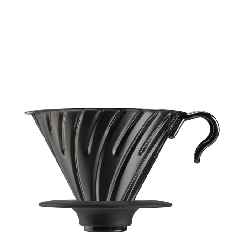 Dripper V60 VDC-02 Métal Noir Mat - 4 Tasses | Hario