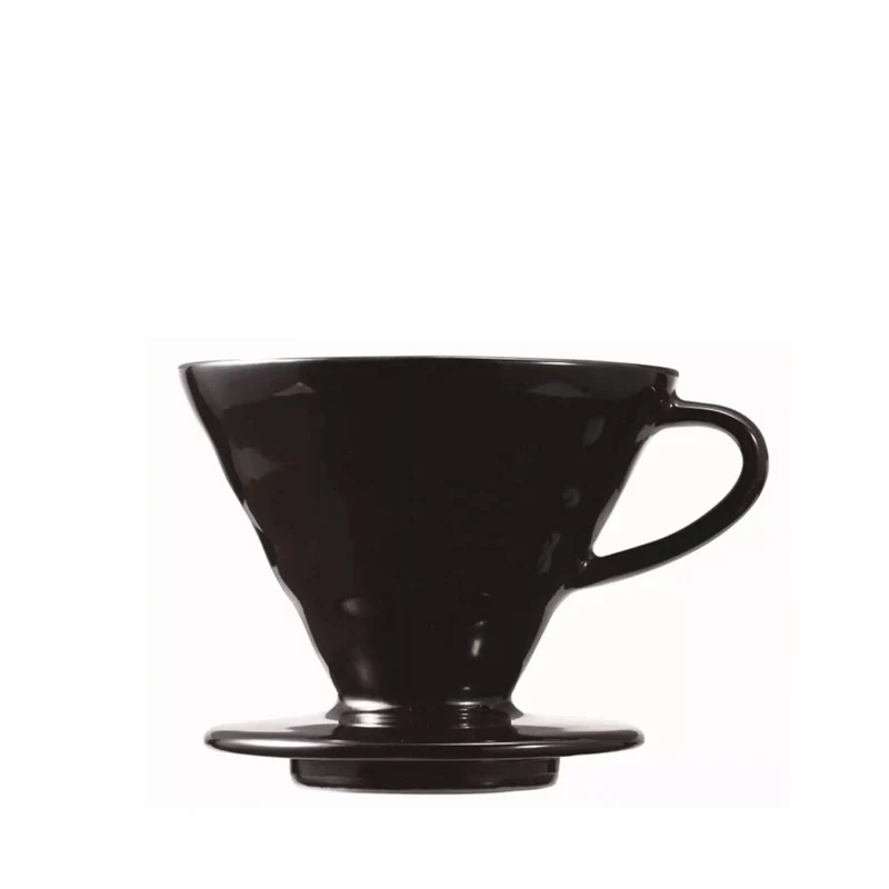 Dripper V60 Céramique Noire 1 - 4 Tasses Tetsu Kasuya | Hario