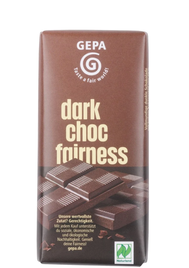 Tablette de chocolat BIO 70% Cacao - GEPA