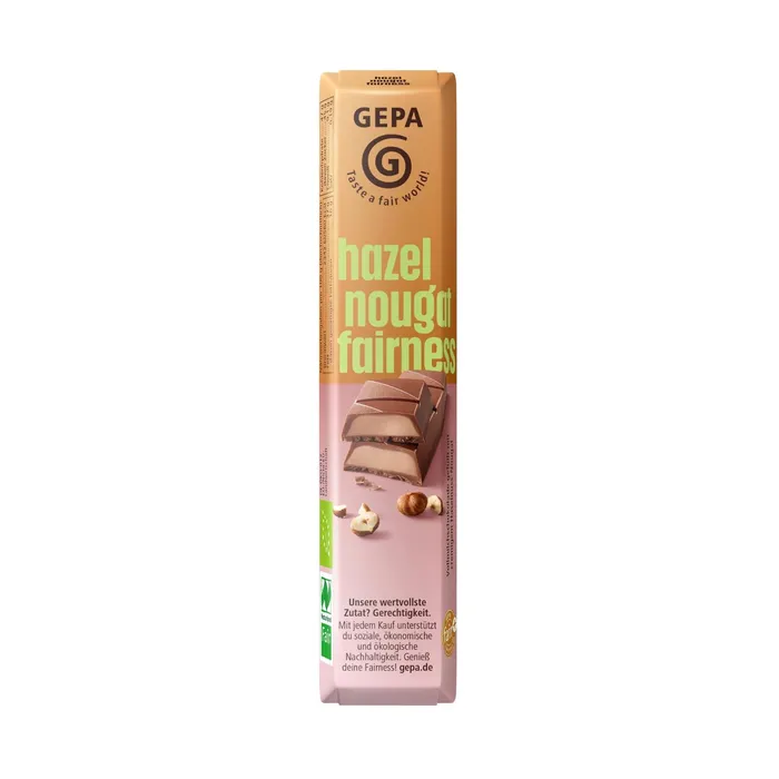Bio Fairetta Lait entier Noisette-Nougat - GEPA
