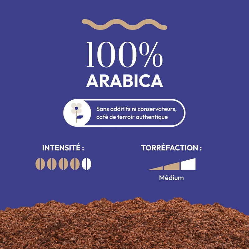 Café Moulu Indonésie Java Jampit - Café Bonnac | 100% Arabica