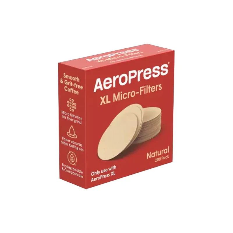 200 Filtres Papier Naturels - XL | Aeropress
