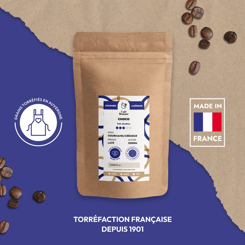 Café Moulu Colombie Choco - Café Bonnac | 100% Arabica