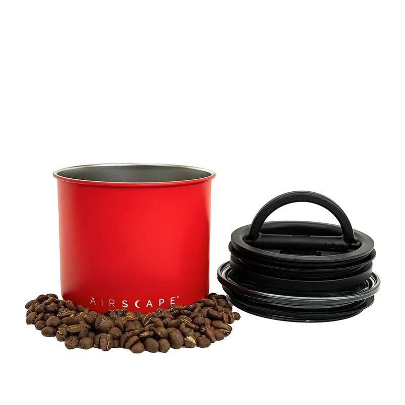 Boite Conservatrice Inox - Rouge Mat - 250 Gr | Airscape