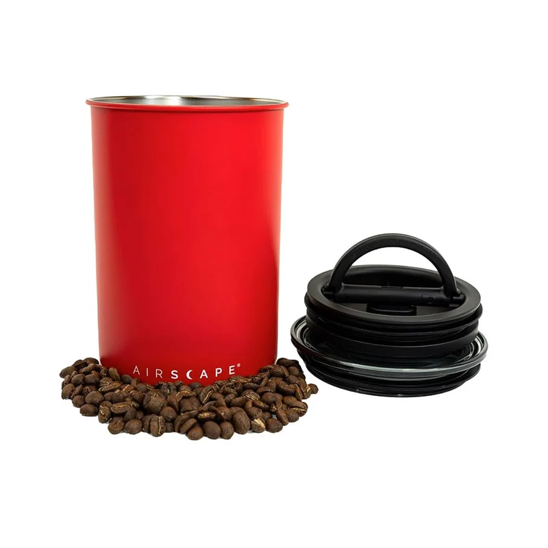 Boite Conservatrice Inox - Rouge Mat - 500 Gr | Airscape
