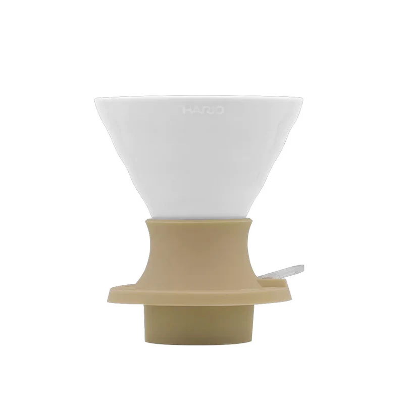 Dripper Immersion Switch Céramique Beige et Blanc - 200 ml | Hario
