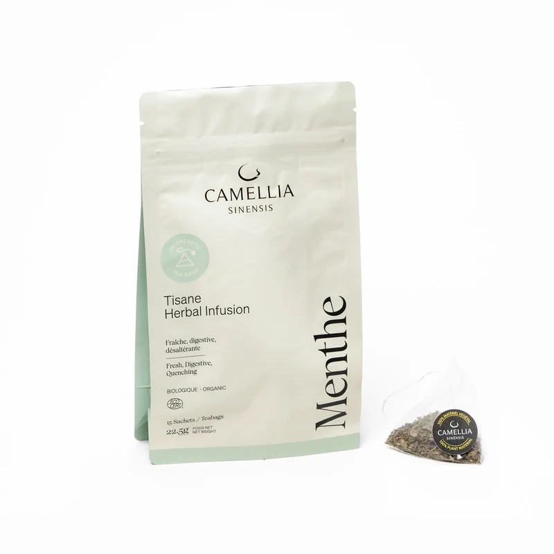 Camellia Sinensis - Menthe biologique (15 sachets)