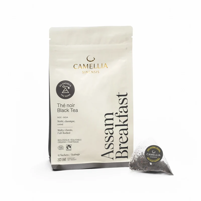 Camellia Sinensis - Assam Breakfast biologique (15 sachets)