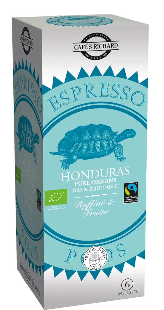 Dosettes ESE Cafés Richard HONDURAS (Bio & Commerce équitable)