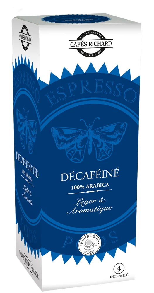 Cafés Richard Decaf ESE Pads