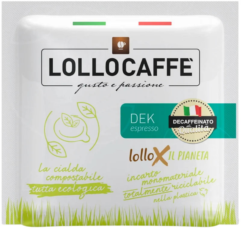 Dosettes ESE Lollo Caffè DECAFFEINATO