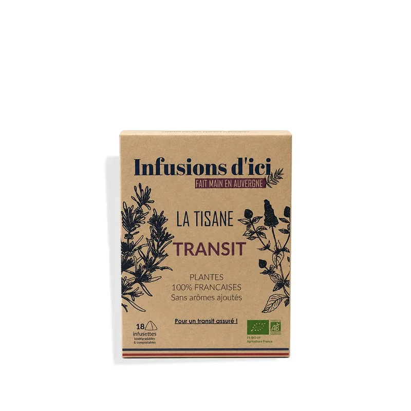 La Tisane BIO Transit - 18 sachets | Infusions d'IcI