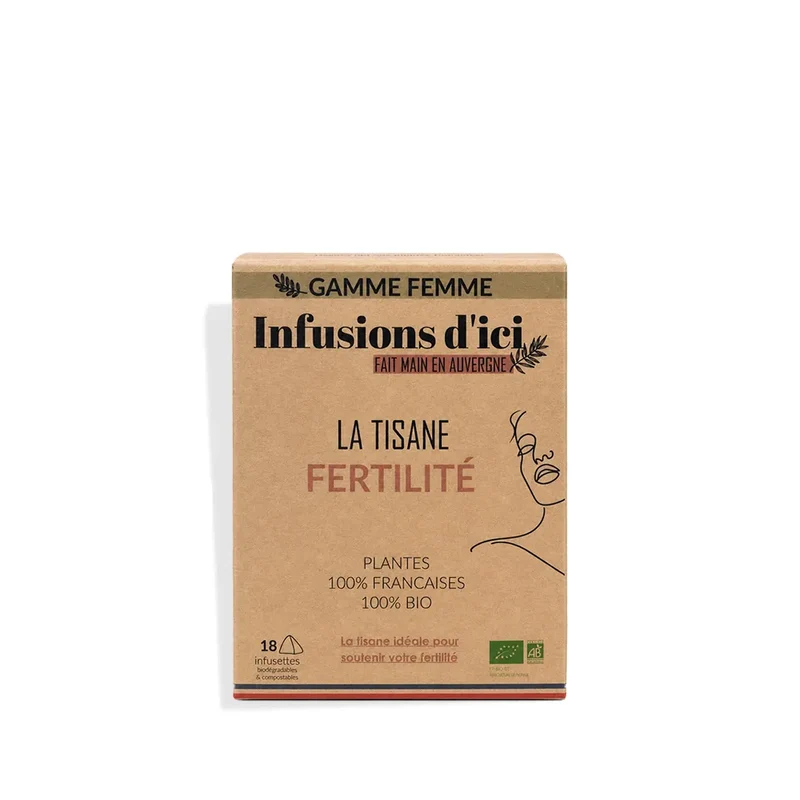 La Tisane BIO Fertilité - 18 sachets | Infusions d'Ici