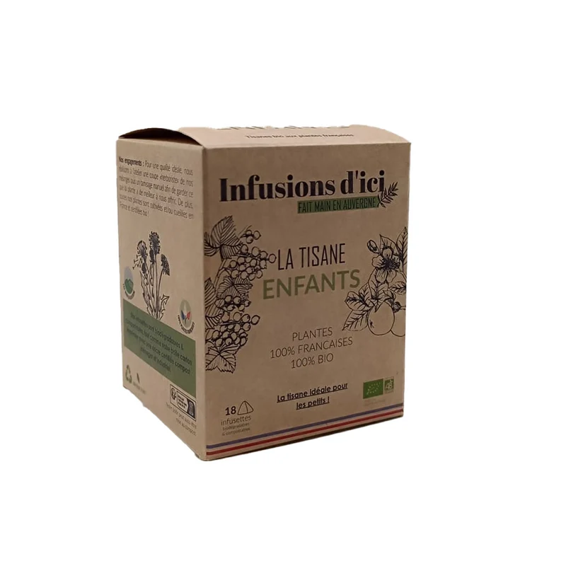 La Tisane BIO Enfants - 18 sachets | Infusions d'Ici
