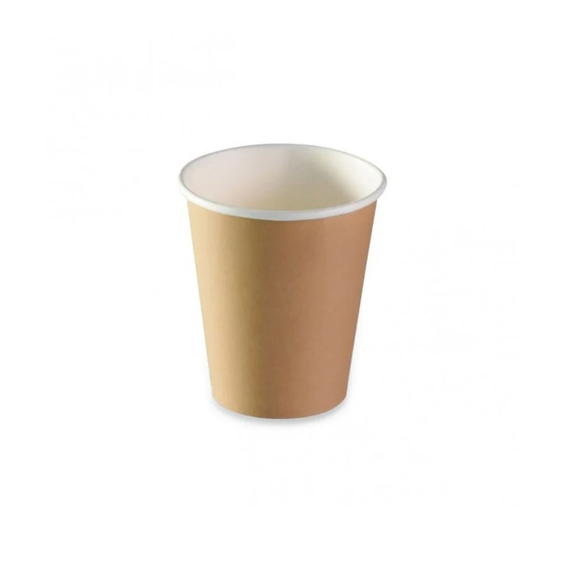 Gobelets x100 Carton Kraft Brun - 17.5 cl