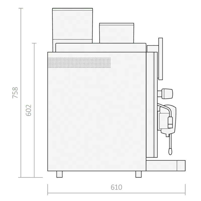 Rex-Royal - Machine à espresso automatique S300 Automilk (MCTI)