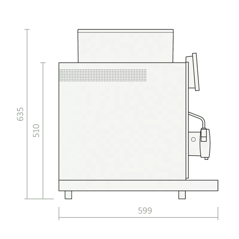Rex-Royal - Machine à espresso automatique S1 Automilk (MCT)