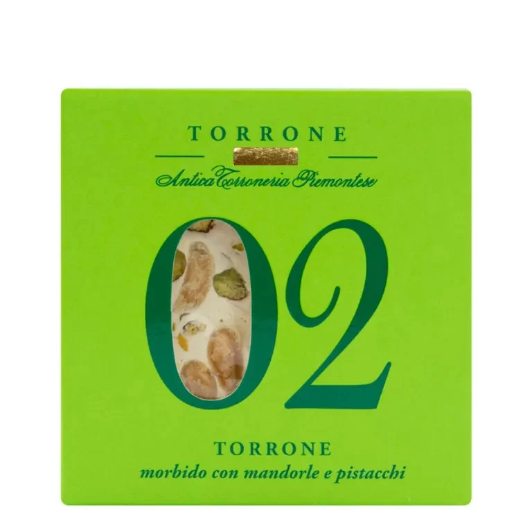 Nougat tendre No. 2 Amandes et pistaches - Antica Torroneria Piemontese