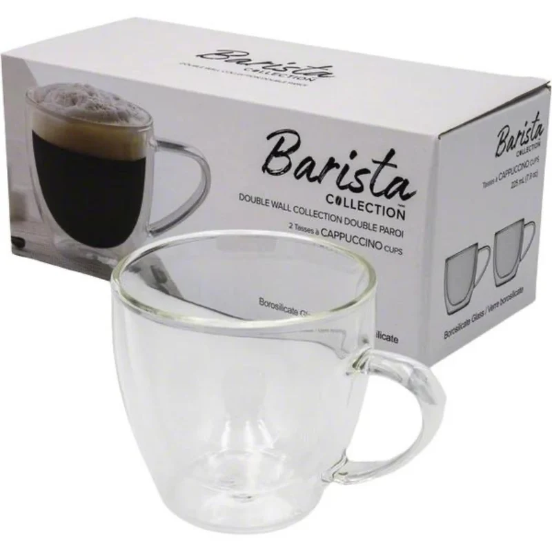 Tasses à cappuccino à double paroi Barista