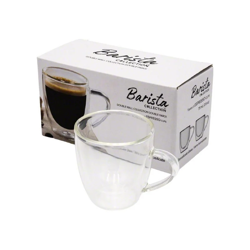 Tasses à espresso à double paroi Barista