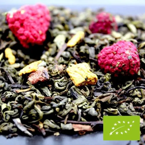 Trilogie de Thés BIO, Pêche Framboise - 100 Gr | FBKT
