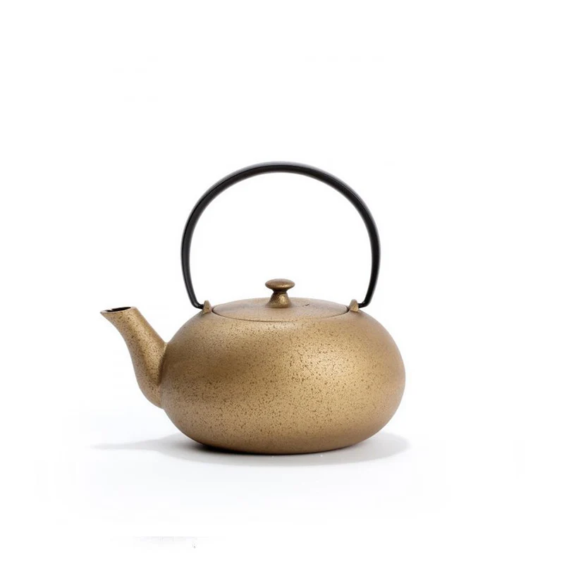 Théière Fonte du Japon Or - Fuku - 0.55 L | Dammann Frères