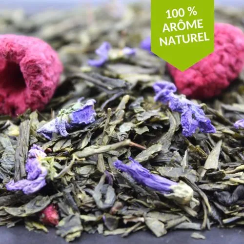 Thé Vert Violette Framboise - 100 Gr | FBKT