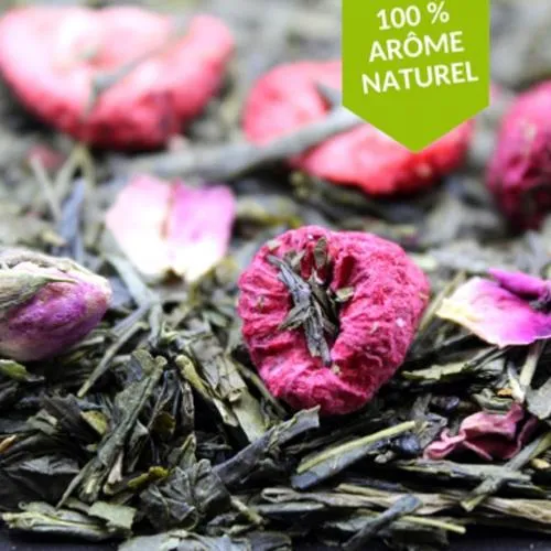 Thé Vert Fraise Framboise - 100 Gr | FBKT