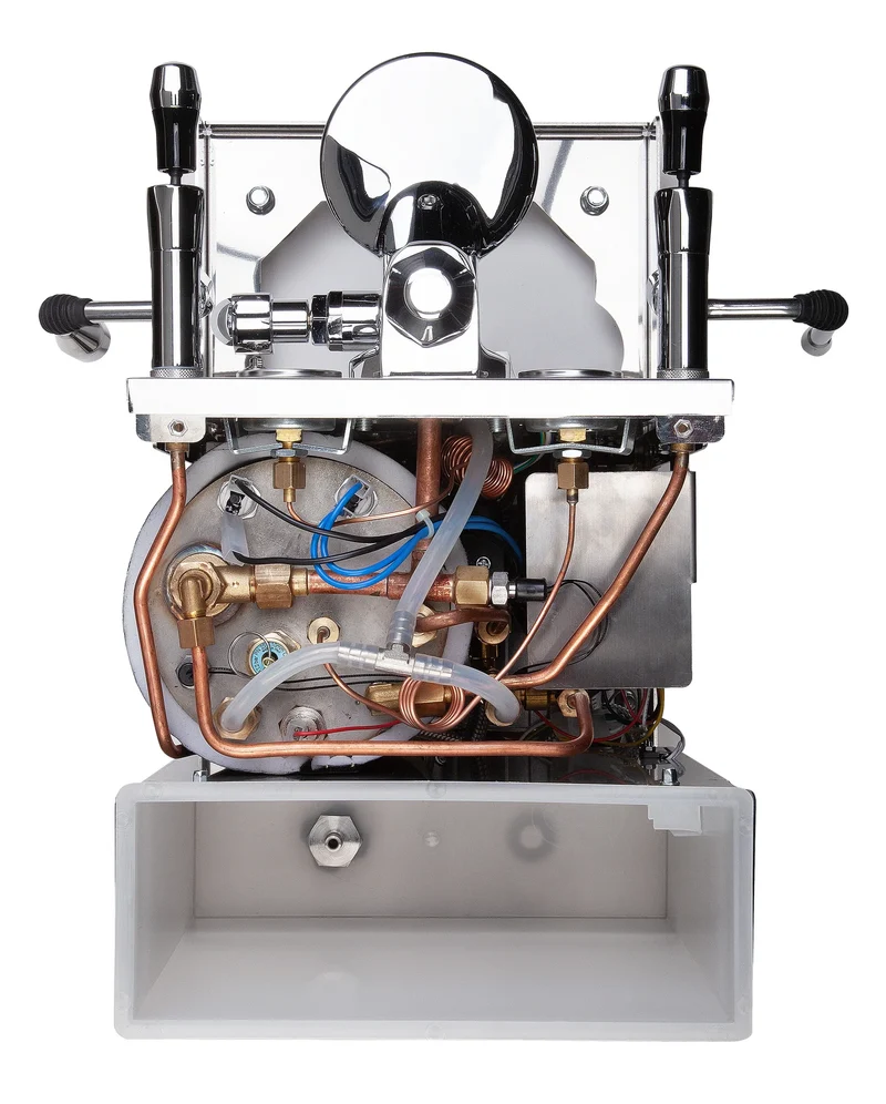 ECM Mechanika Max — Machine à espresso manuelle, échangeur de chaleur, pompe rotative, PID Flush Advisor, branchement à l'eau
