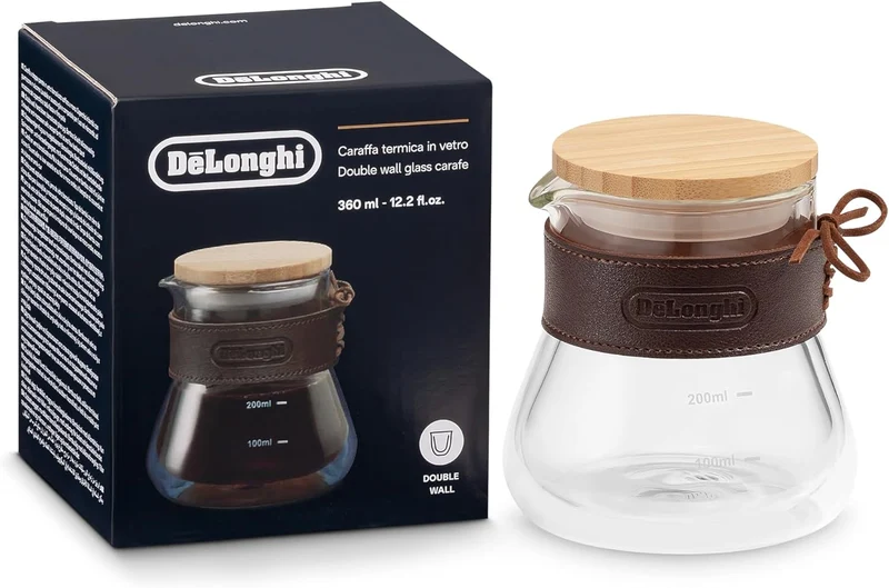 DeLonghi - Carafe en verre à double paroi (380 ml)
