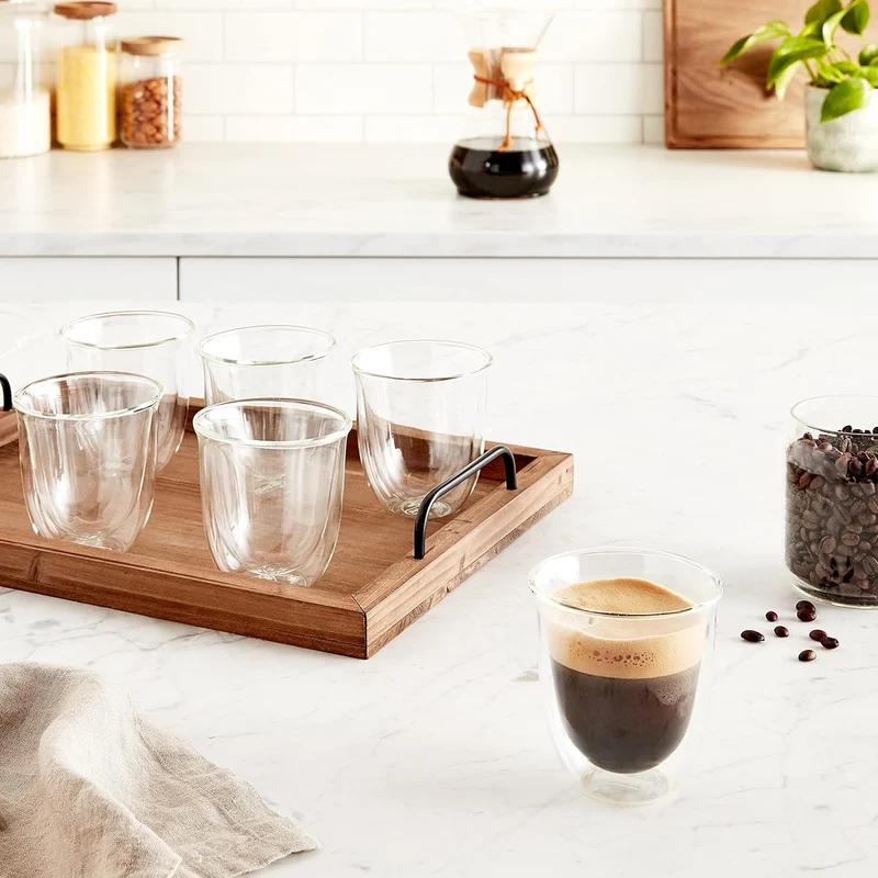 DeLonghi - Ensemble de 6 verres à cappuccino
