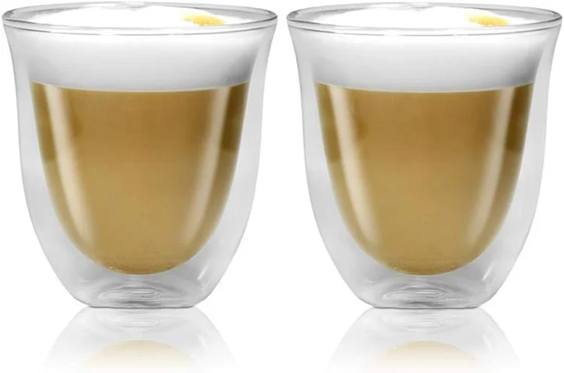 DeLonghi - Ensemble de 6 verres à cappuccino