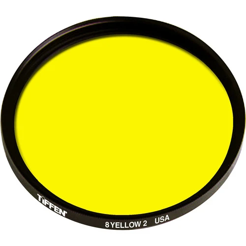 Filtre 2 #8 jaune à visser pour noir et blanc