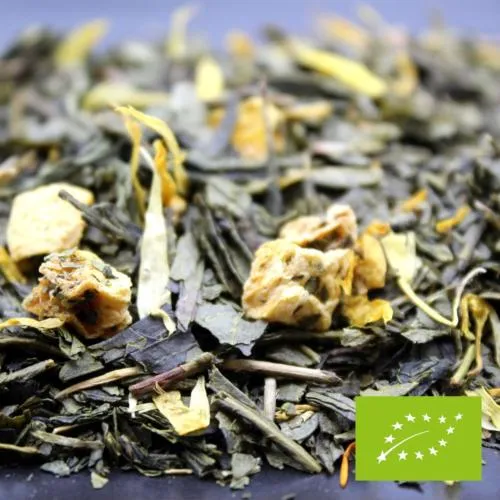 Thé Vert BIO Pêche - 100 Gr | FBKT