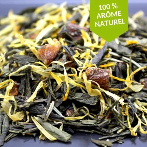 Thé Vert Abricot Romarin - 100 Gr | FBKT