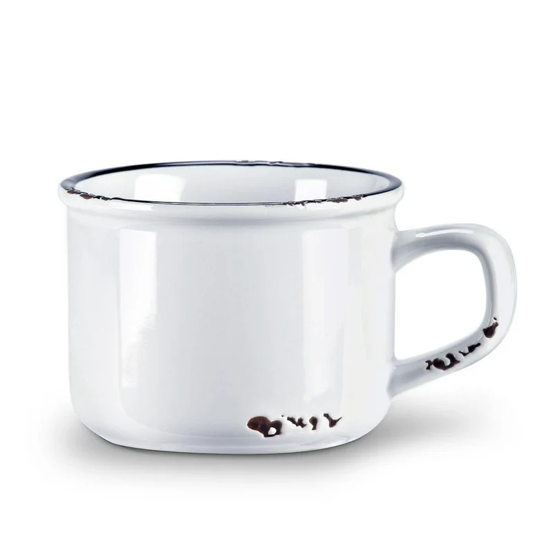 Tasse à cappuccino émaillée