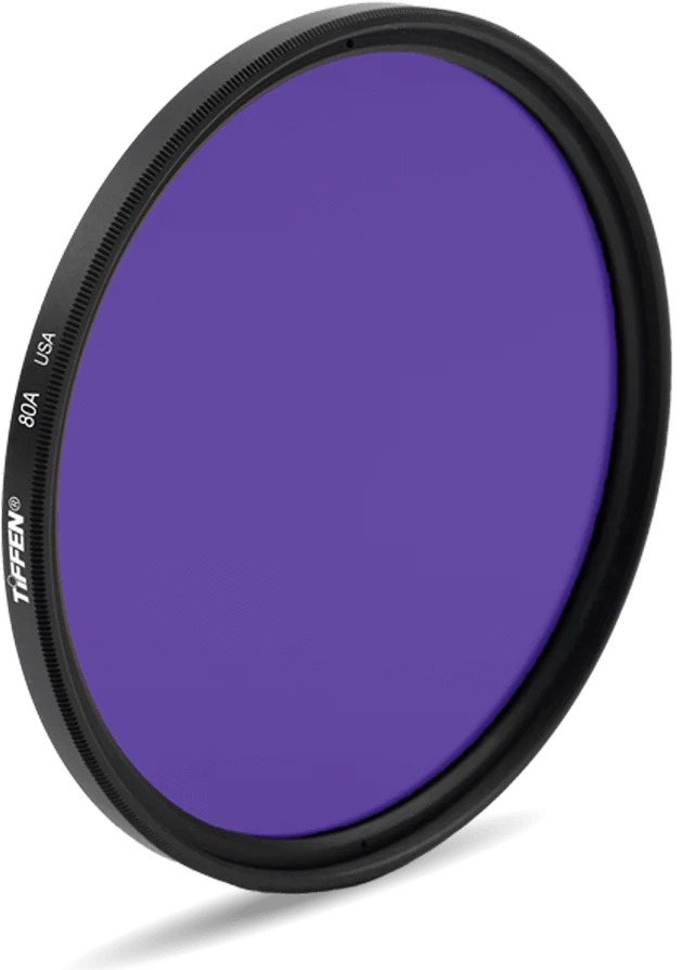 Filtre à visser à conversion de couleur 80A