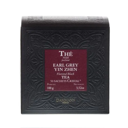 Thé Noir Earl Grey Yin Zhen - 50 sachets | Dammann Frères
