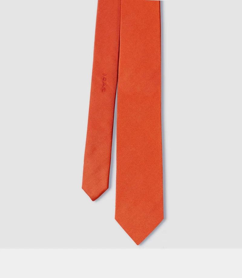 Cravate Classique 7cm orange "Calvin"