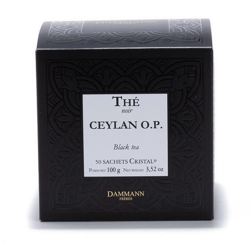 Thé Noir Ceylan O.P - 50 sachets | Dammann Frères
