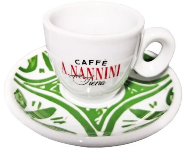 Tasse à Cappuccino verte - Caffè Nannini