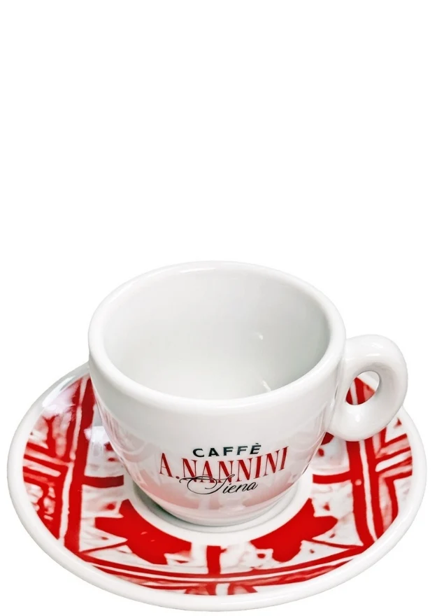 Tasse à expresso rouge - Caffè Nannini