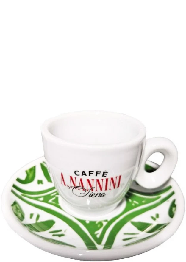 Tasse à expresso verte - Caffè Nannini