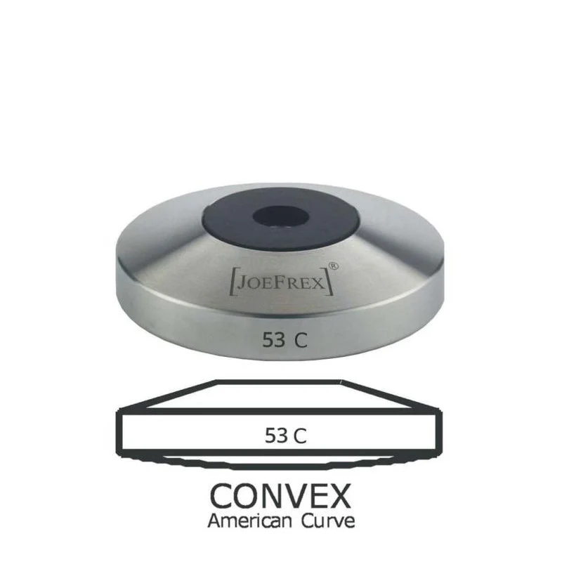 Tamper Base Convex Inox - Ø53mm à Ø58mm | JoeFrex