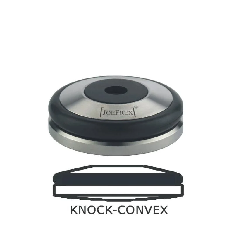 Tamper Base Knock Convex Inox - Ø55 mm à Ø58 mm | JoeFrex