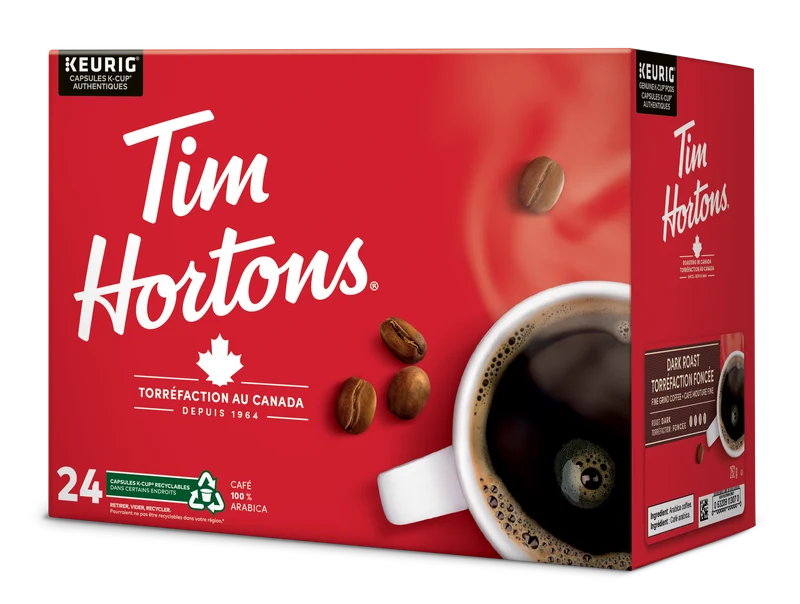 Tim Hortons Torrefaction Foncee 24 unites
